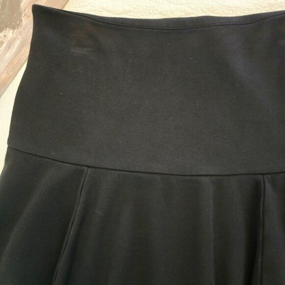 Lauren Ralph Lauren Women's Elegant Mini Black Flared Skirt Size 8 Coquette Tier - Picture 4 of 10